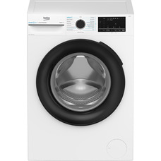 Пральна машина Beko BM3WFSU48415WB фронтальна, 8 кг, 1400 об/хв, інвертор, парова, білий Зображення