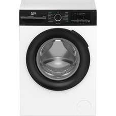 Пральна машина Beko BM3WFU410415WPBB фронтальна 10 кг 1400 об/хв інверторна біла Зображення