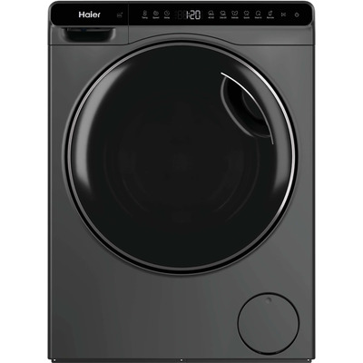 Стиральная машина Haier HW50-BP12307GU1S фронтальная 5 кг инверторная антрацит Изображение