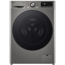 Стиральная машина LG F4Y7ES5P фронтальная, 11 кг, инвертор, пар, серебристая Изображение