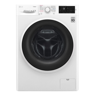 Стирально-сушильная машина LG F2J6HG0W 7/4кг 1000 об/мин инвертор Изображение