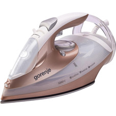 Праска з подачею пари Gorenje SIH3200WR, керамічна підошва XL, 3200 Вт, бронзово-біла Зображення