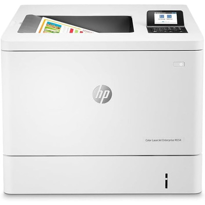 Цветной лазерный принтер HP Color LaserJet Enterprise M554dn A4, дуплекс, сеть, стартовые картриджи Изображение