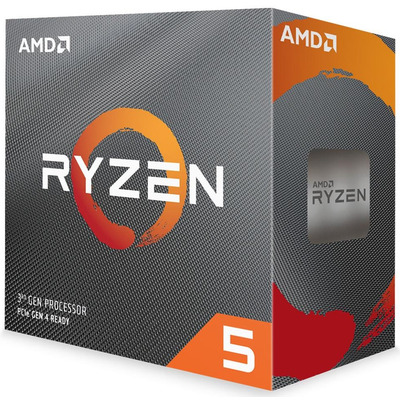 Процессор AMD Ryzen 5 3600 Matisse Box 6 ядер 3.6 ГГц AM4 Изображение