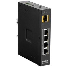 Промисловий комутатор D-Link DIS-100G-5PSW 4xPoE, 1xSFP, IP30 Зображення