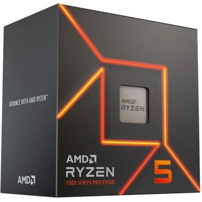 Процесор AMD Ryzen 5 7400, 6 ядер, 12 потоків, AM5, Radeon Graphics Зображення