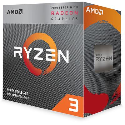Процессор для настольного ПК AMD Ryzen 3 3200G 4 ядра, Radeon Vega 8, 3.6-4.0 ГГц, Box Изображение