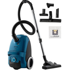 Пылесос мешковый Gorenje 750 Вт, HEPA, 3 л, телескопическая трубка, синий Изображение