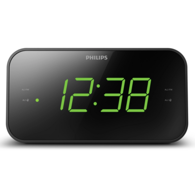 Радиочасы Philips TAR3306 с FM-радио и 2 будильниками Изображение
