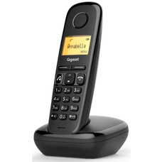 Радіотелефон Gigaset A270 DECT, чорний, дисплей підсвічування, 1 слухавка Зображення