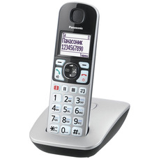 Беспроводной телефон Panasonic KX-TGE510RUS DECT, черно-серебристый Изображение