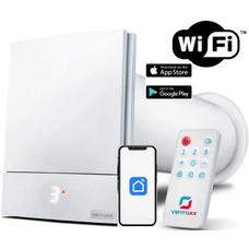 Рекуператор повітря Cooper&Hunter Ventoxx Harmony Smart Wi-Fi, керамічний теплообмінник, 150 мм, тиха робота Зображення