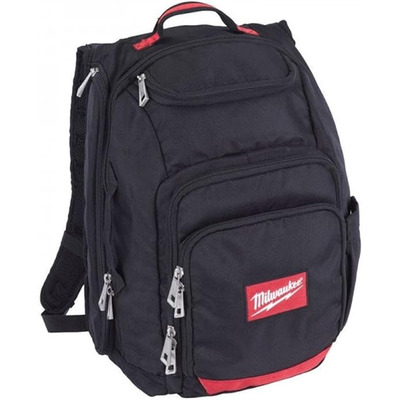 Рюкзак для інструментів Milwaukee 18 кишень нейлон чорний-червоний 36x21x52 см Зображення