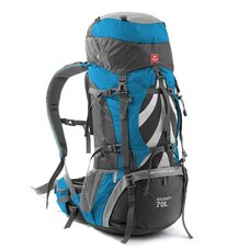 Рюкзак туристичний Naturehike NH70B070-B 70 л + 5 л блакитний Зображення