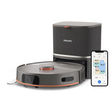 Робот-пылесос Philips Series 5000 XU5100/10, влажная уборка, черный Изображение