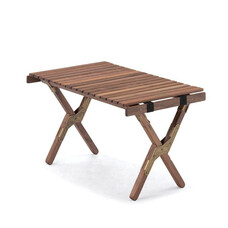 Розкладний стіл Naturehike HTM Roll Table NH21JJ001, чорний горіх M Зображення