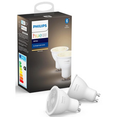 Розумна лампа Philips Hue GU10 White 5.2W 400 лм Bluetooth Зображення