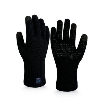 Рукавички водонепроникні Dexshell ThermFit 3.0 XL чорні, сенсорні, мембрана Porelle Зображення