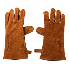 Перчатки огнестойкие Naturehike NH20FS042 кожаные M коричневые Изображение