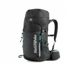 Рюкзак туристичний Naturehike NH18Y045-Q 45 л нейлоновий чорний Зображення