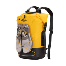 Рюкзак Naturehike NH21FSB04 водонепроникний 20 л, жовтий Зображення