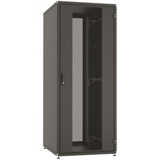 Серверный шкаф ZPAS SZB IT 42U 800x1000 мм, перфорированные двери, черный Изображение