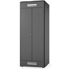 Шафа телекомунікаційна Digitus DN-31114-B 42U, 800x800 мм, подвійні скляні двері, сталь, чорна Зображення