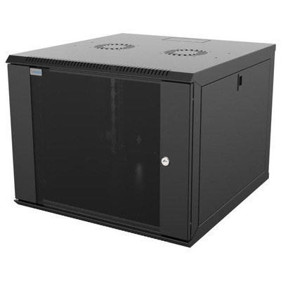 Шафа телекомунікаційна MIRSAN WTC09U60DE 9U чорна 565x600 мм, 80 кг, IP20 Зображення