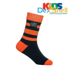Шкарпетки водонепроникні DexShell Children Socks L помаранчеві Зображення
