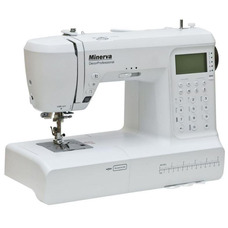 Швейна машина Minerva DecorPROFESSIONAL комп’ютеризована, білий, 70 Вт Швейна машина Minerva DecorPROFESSIONAL комп’ютеризована, білий, 70 Вт Зображення