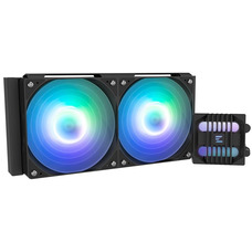 Система рідинного охолодження Zalman Alpha 2SE A24 ARGB 120мм, для процесора, двовентиляторна, чорна Зображення
