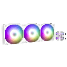 Система рідинного охолодження Zalman Alpha 2SE A36 ARGB, 3×120 мм, білий, TDP 350 Вт Зображення