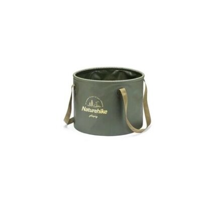 Складное ведро Naturehike NH20SJ040 20 л зеленое PVC Изображение