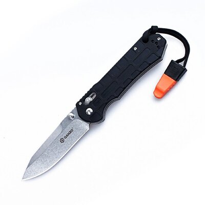 Складной нож Ganzo G7452P-BK-WS сталь 440C, G10, Axis Lock Изображение