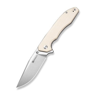 Складаний ніж Sencut Sylor S25056-2 клинок D2, руків'я G10, бежевий Зображення