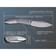 Складной нож Weknife Sine Wave WE23069B-2, M390, титановая рукоять Изображение