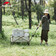 Складаний візочок Naturehike CNH22JU012 пісочний, 72 л, макс. 80 кг Зображення