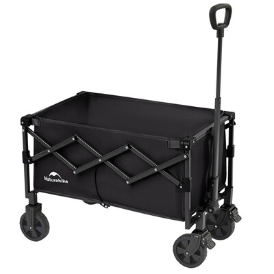 Складная тележка Naturehike CNK2350JJ012, 70 л, чёрная, стальной каркас Изображение