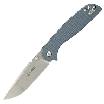 Складной нож Ganzo G6803 G10 8CR14 серый с гладким клинком 200 мм Изображение
