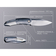 Складаний ніж Weknife Sine Wave WE23069B-3, M390, титанове руків'я Зображення