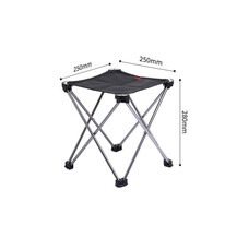 Раскладной стул Naturehike NH20JJ019 черный Oxford 900D, алюминий Изображение
