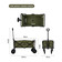 Складная тележка Naturehike NH19PJ001 90 л темно-зеленая Изображение