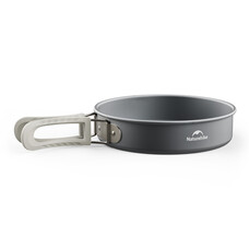 Сковорода Naturehike CNK2450CF010 17,5 см алюминий с складной ручкой Изображение