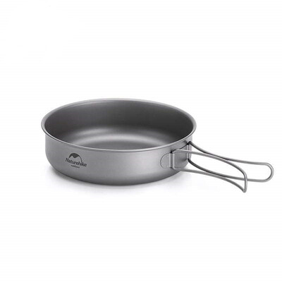 Сковорода Naturehike NH18T010-A титанова 17 см с раскладной ручкой Изображение