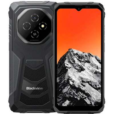 Смартфон Blackview FORT 1 6/256 ГБ, 10000 мА·год, IP68, чорний Зображення