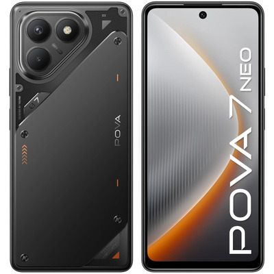 Смартфон TECNO POVA 7 Neo LJ6 8/128 ГБ AMOLED 7000 мА·ч черный Изображение