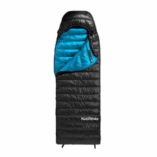 Спальний мішок Naturehike CWZ400 NH19W400-Z L, до 7°C, чорний Зображення