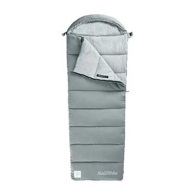 Спальний мішок Naturehike M300 CNK2350WS023 з капюшоном, сірий, правий Зображення