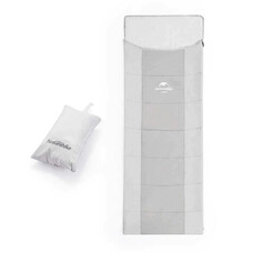 Спальний мішок Naturehike NH22MSD01 з подушкою, сірий, 820 г Зображення