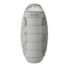 Спальный мешок Naturehike PS200 CNK2350WS026 овальный, серый, искусственный хлопок, 220х95 см Изображение